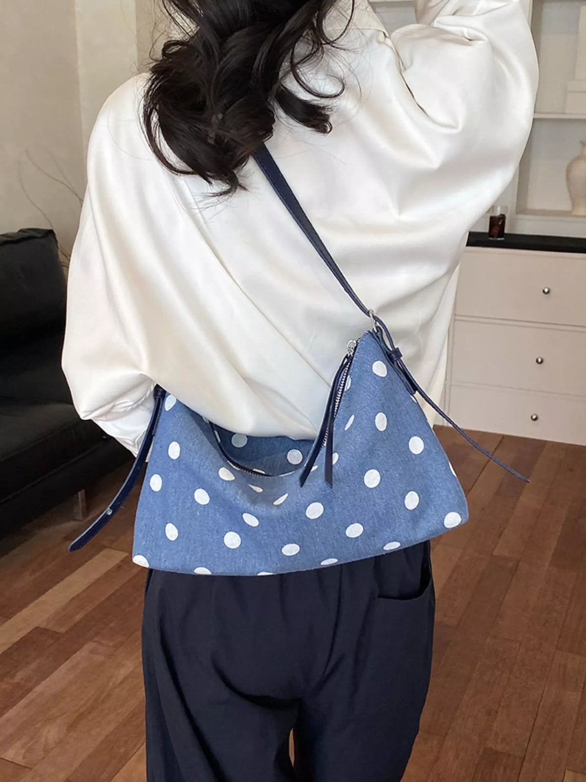 Polka Dot Shoulder Bag - Lilixa.store