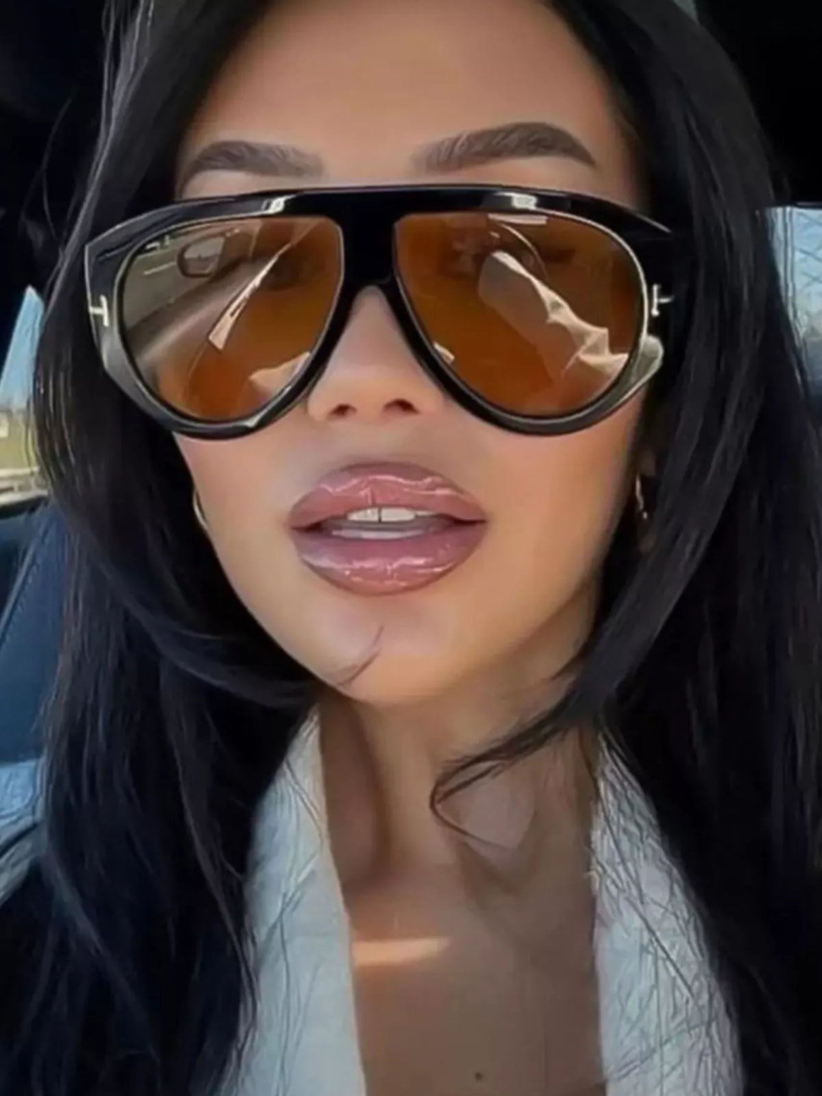 Gradient Lenses Oversized Sunglasses - Lilixa.store