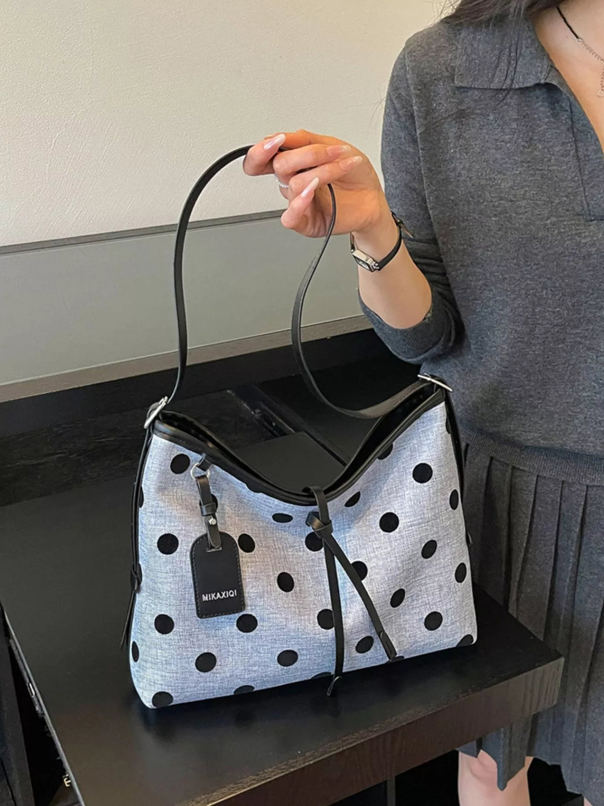 Polka Dot Shoulder Bag - Lilixa.store