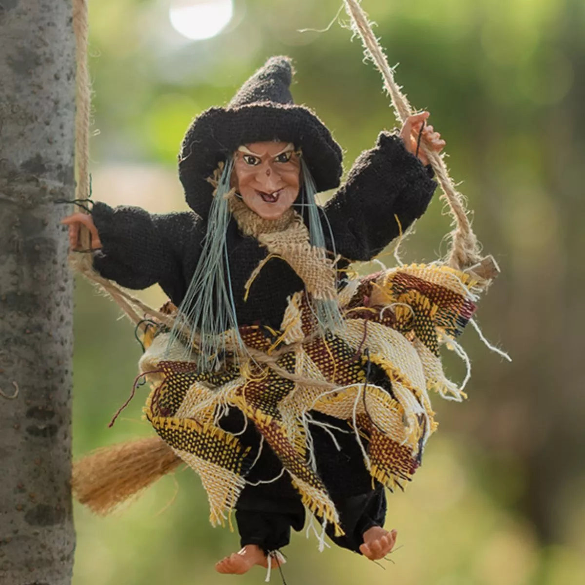 Halloween Hanging Witch Decorative Object with Welcome Sign Set - Lilixa.store