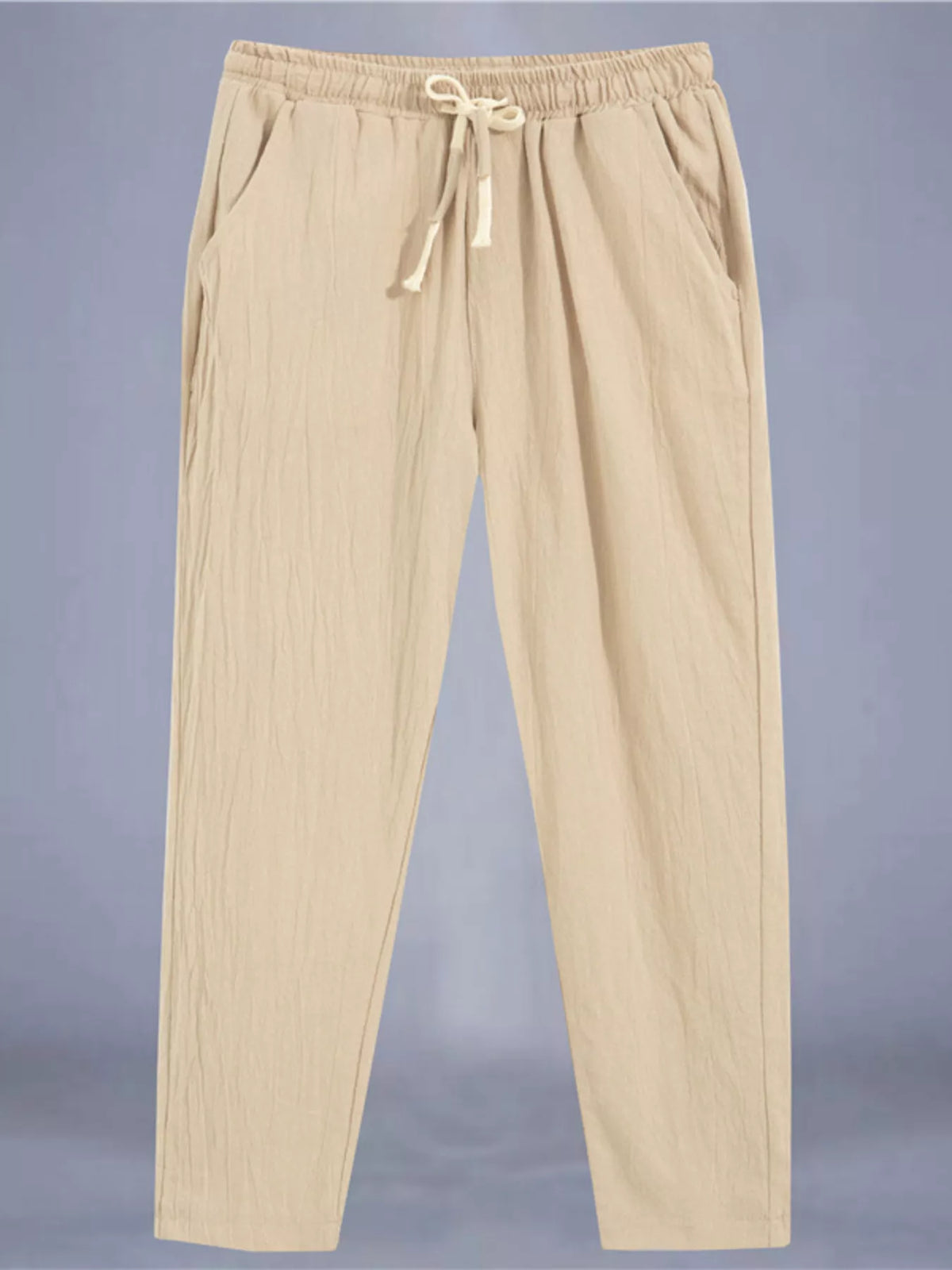 Men's Plus Size Drawstring Loose Fit Pants