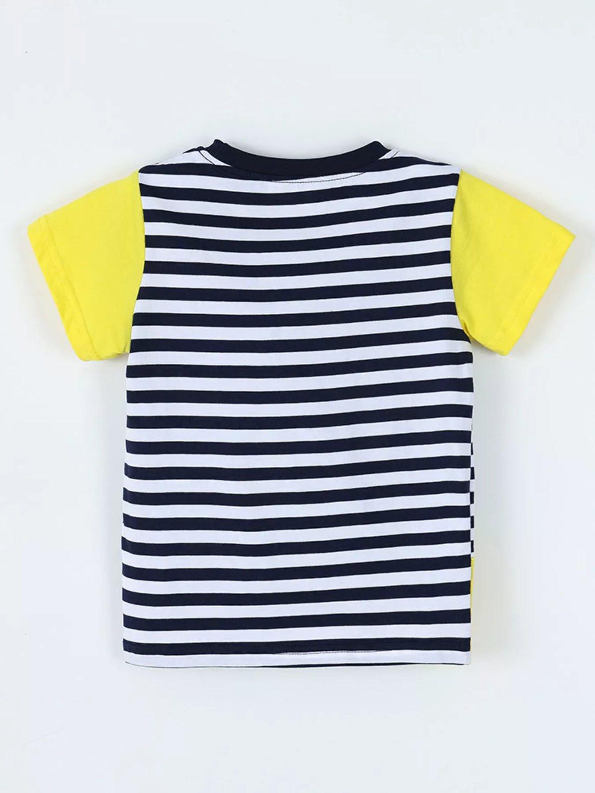 Children's Giraffe Embroidered Striped T-Shirt - Lilixa.store