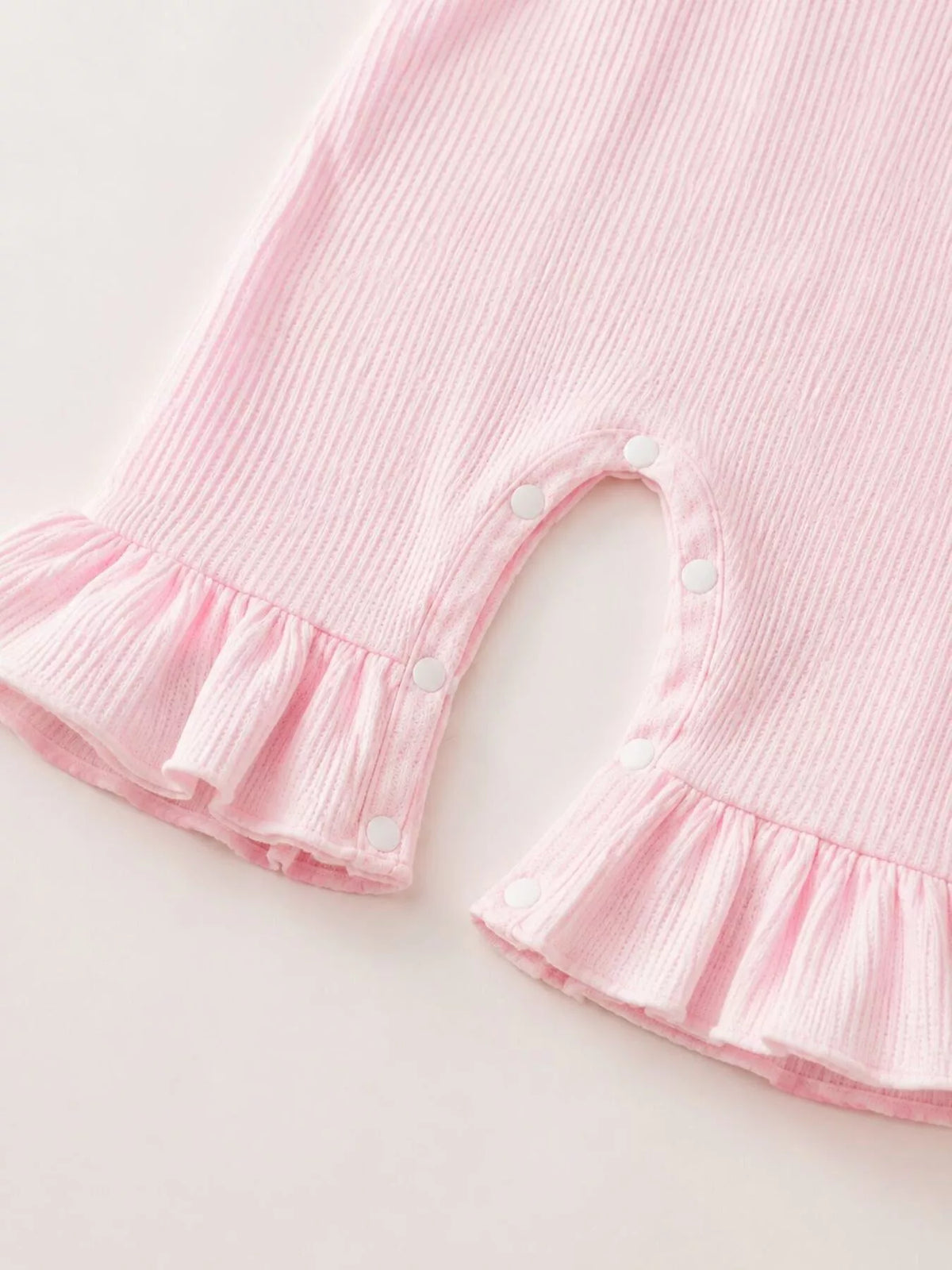 Children's 'My 1st Christmas' Ribbed Ruffle Jumpsuit and Headband Set - Lilixa.store