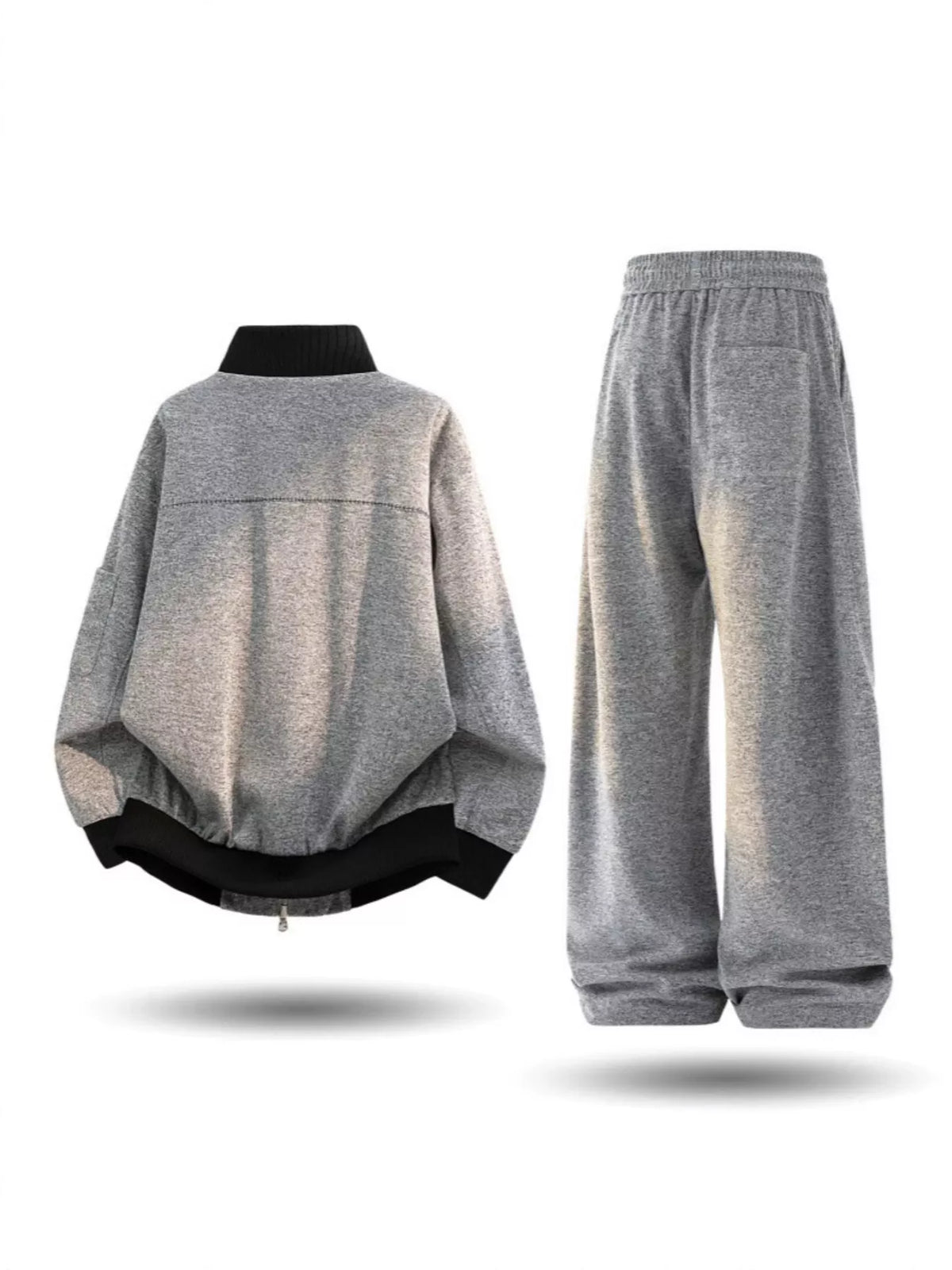 Men's Plus Size Thick Jacket and Pants Tracksuit Set - Lilixa.store