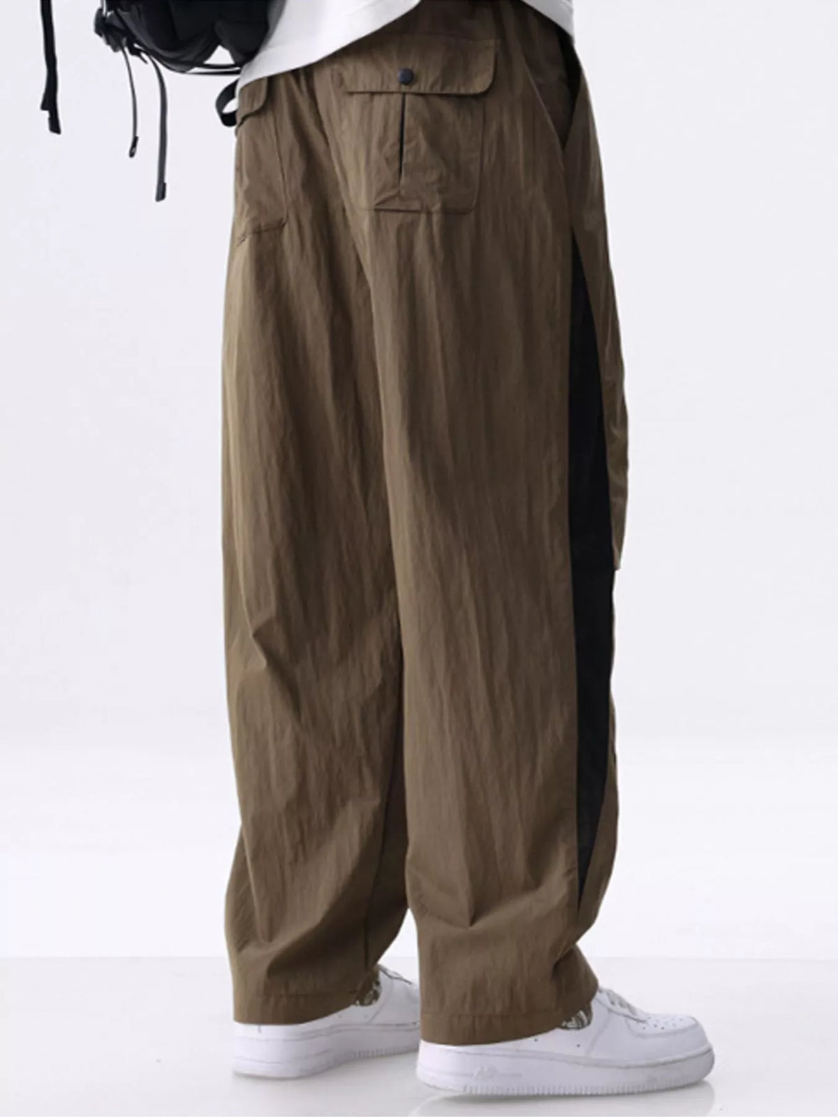 Men's Plus Size Wide Leg Pants, view 4