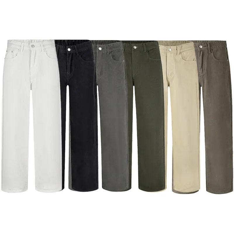 Men's Full Size Wide-Leg Pants Plus Size, view 3