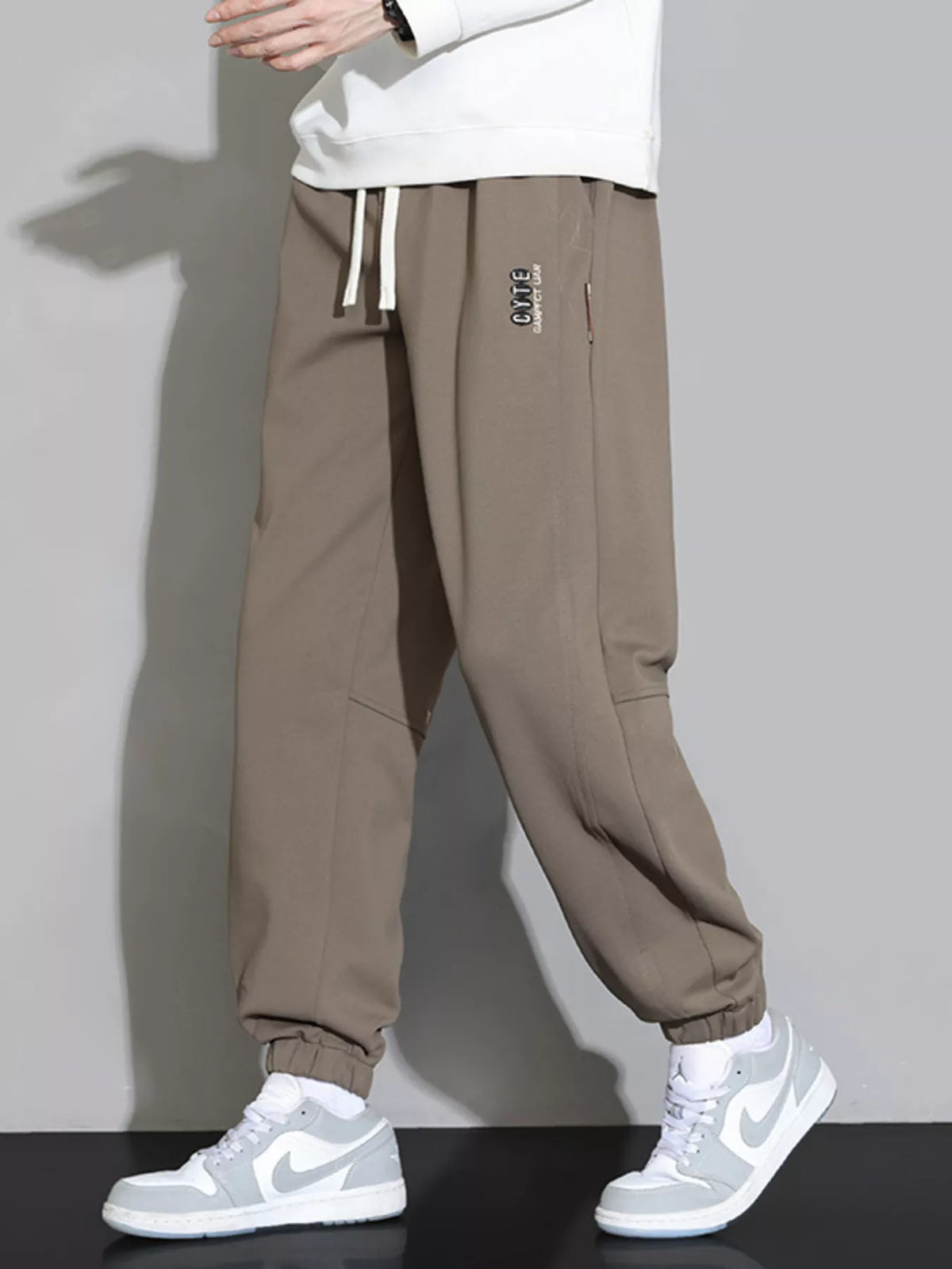 Men's Plus Size Casual Jogger Pants with Drawstring, view 6