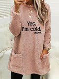 Full Size Letter Long Sleeve Fleece Sweatshirt Plus Size - Lilixa.store