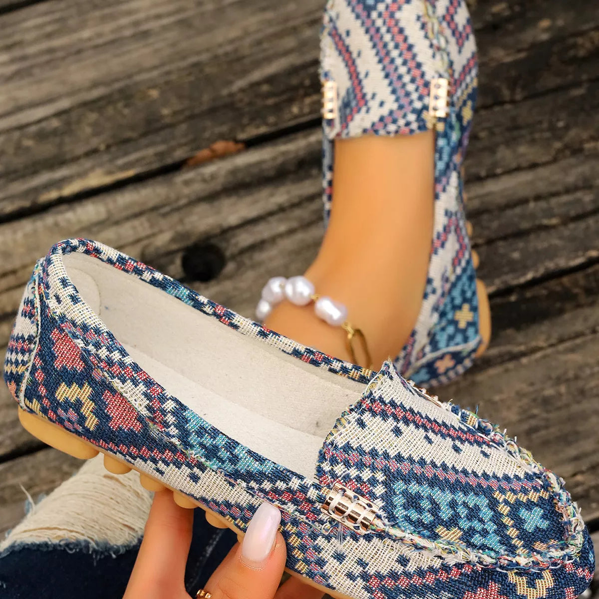 Round Toe Slip-Ons - Lilixa.store