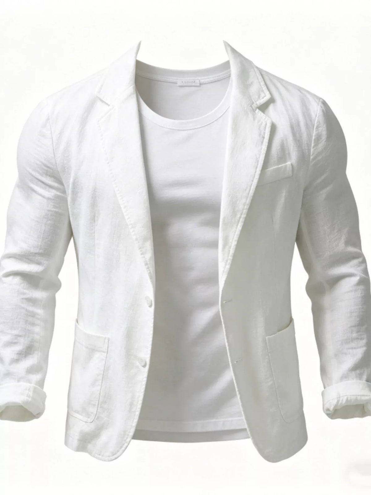 Men's Plus Size Button Up Long Sleeve Blazer - Lilixa.store