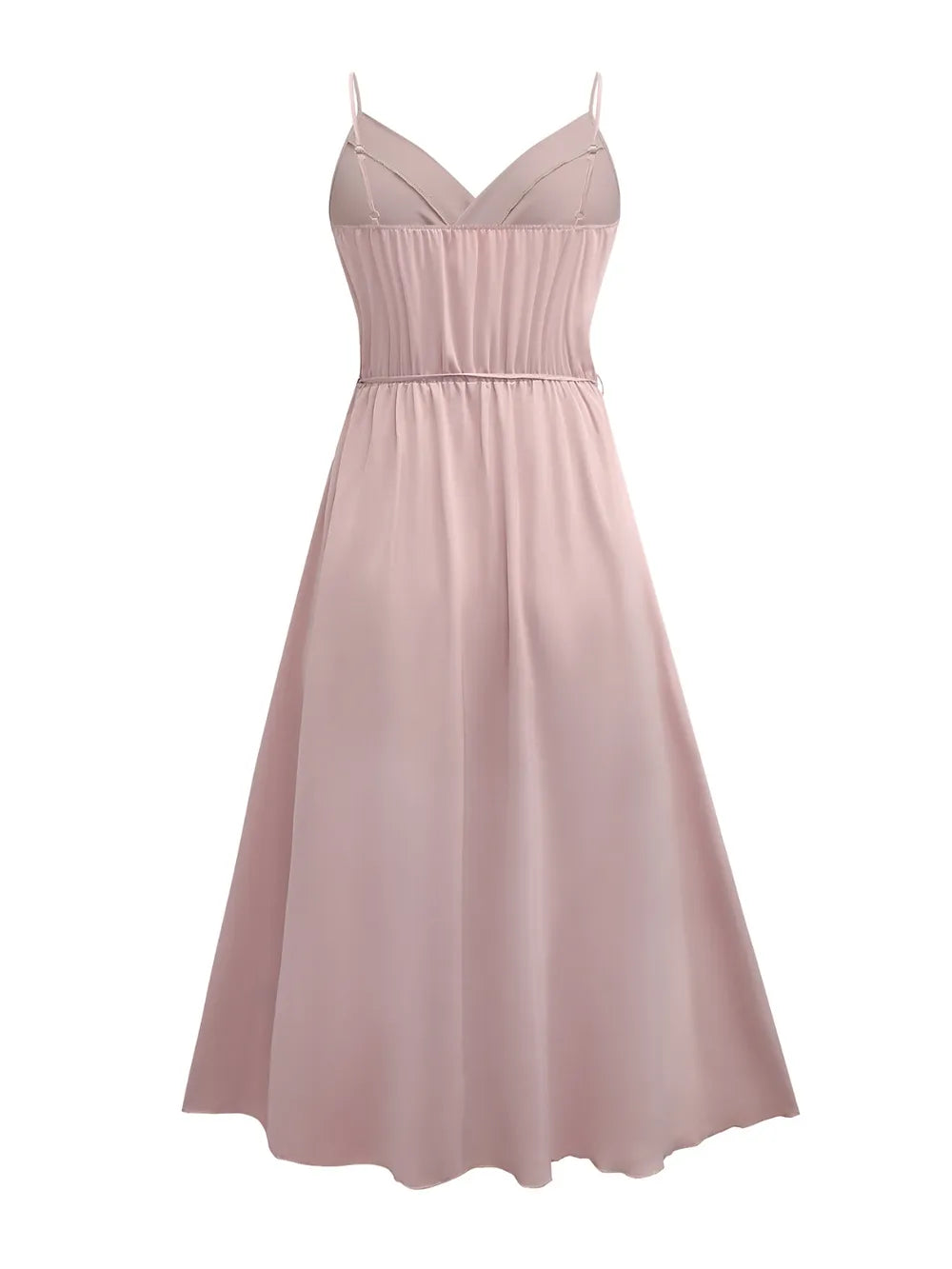 Honey Tied Surplice Sleeveless Cami Dress - Lilixa.store