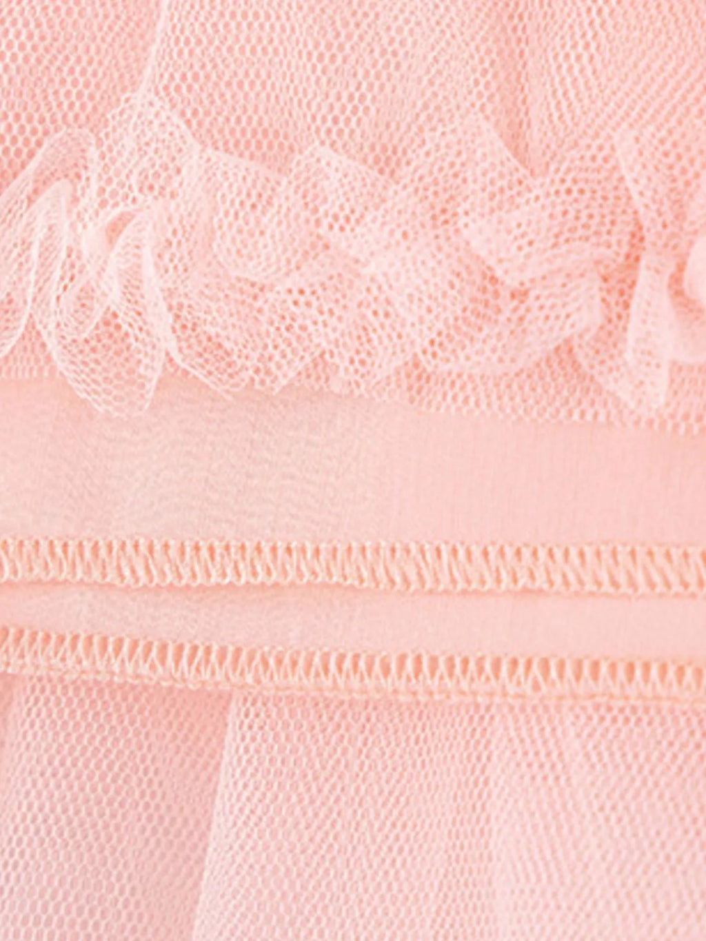 Children's Tulle Dress with Polka Dots and Bow Detail - Lilixa.store