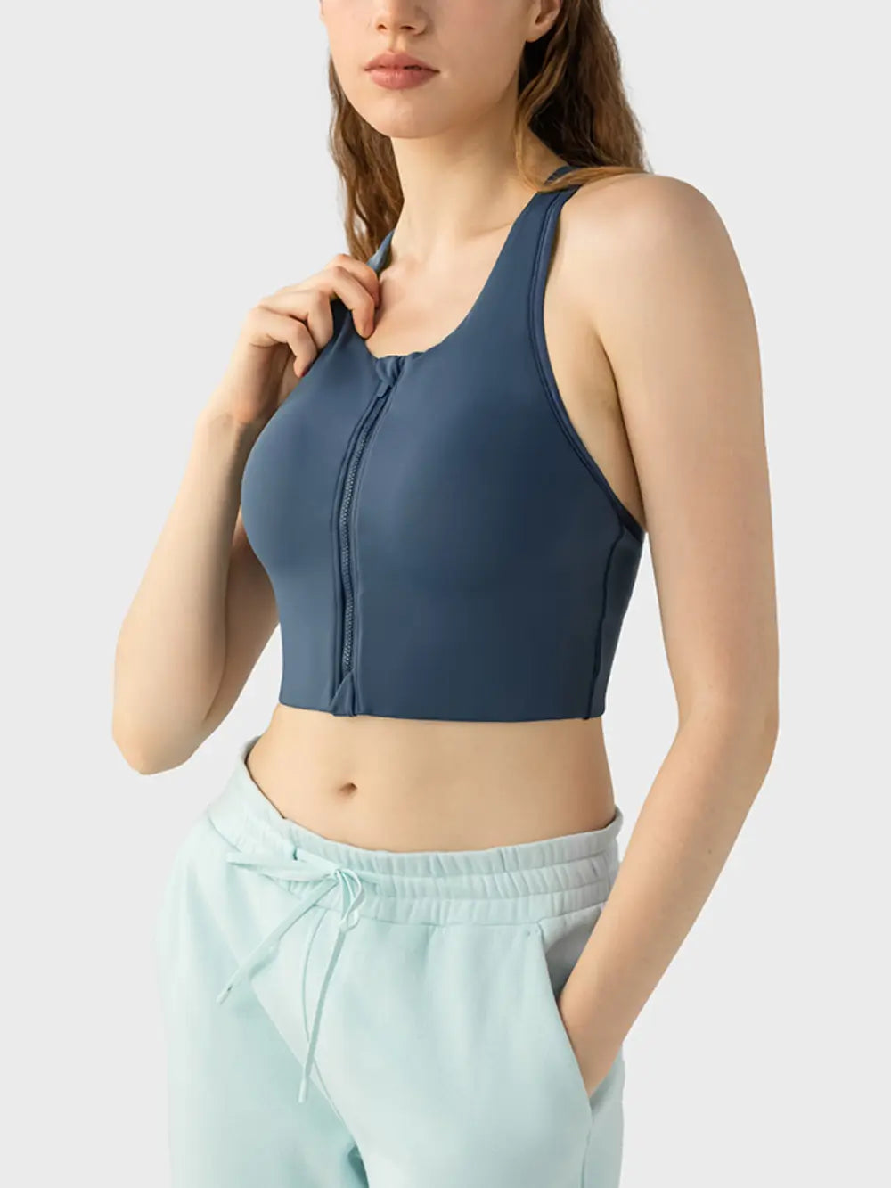 Millennia Wide Strap Sport Bra - Lilixa.store