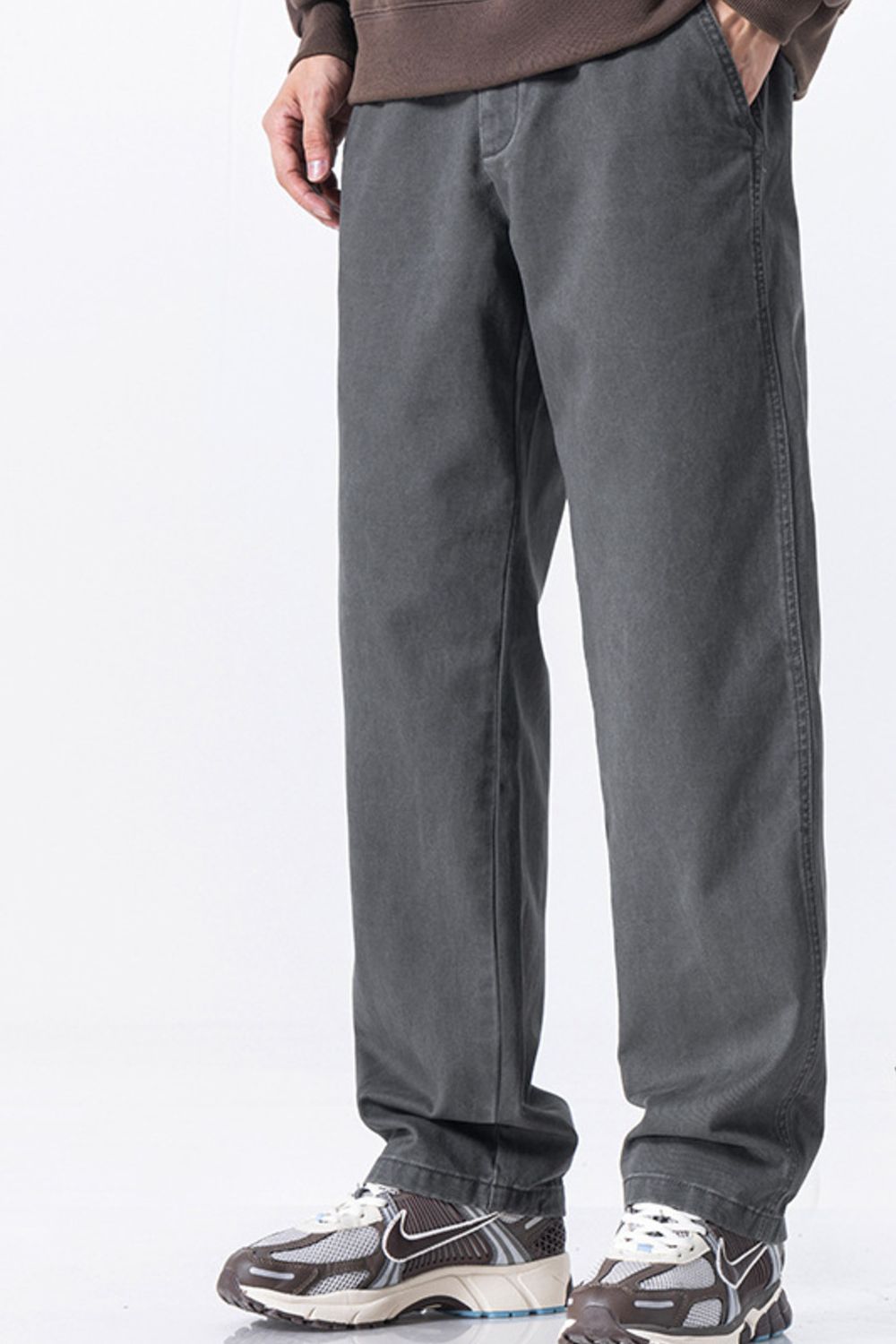 Men's Plus Size Wide Leg Pants, view 3