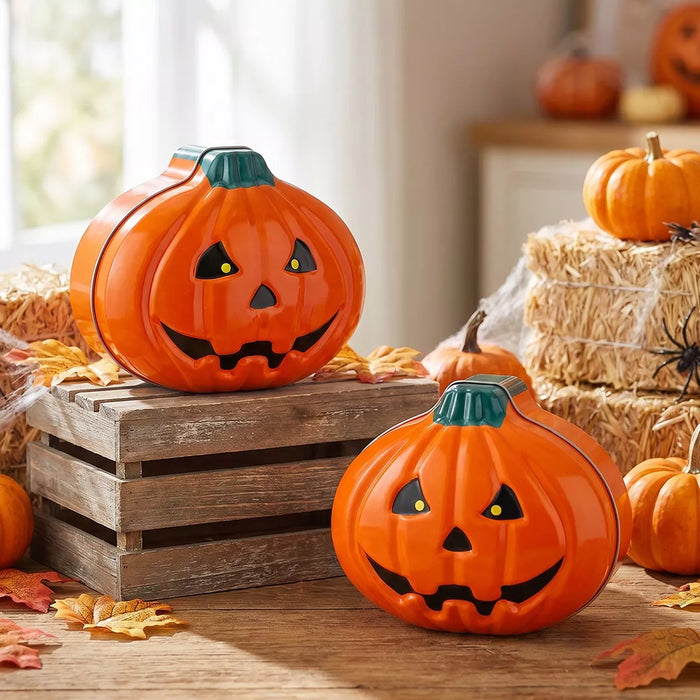 Decorative Pumpkin-Shaped Halloween Storage Box - Lilixa.store