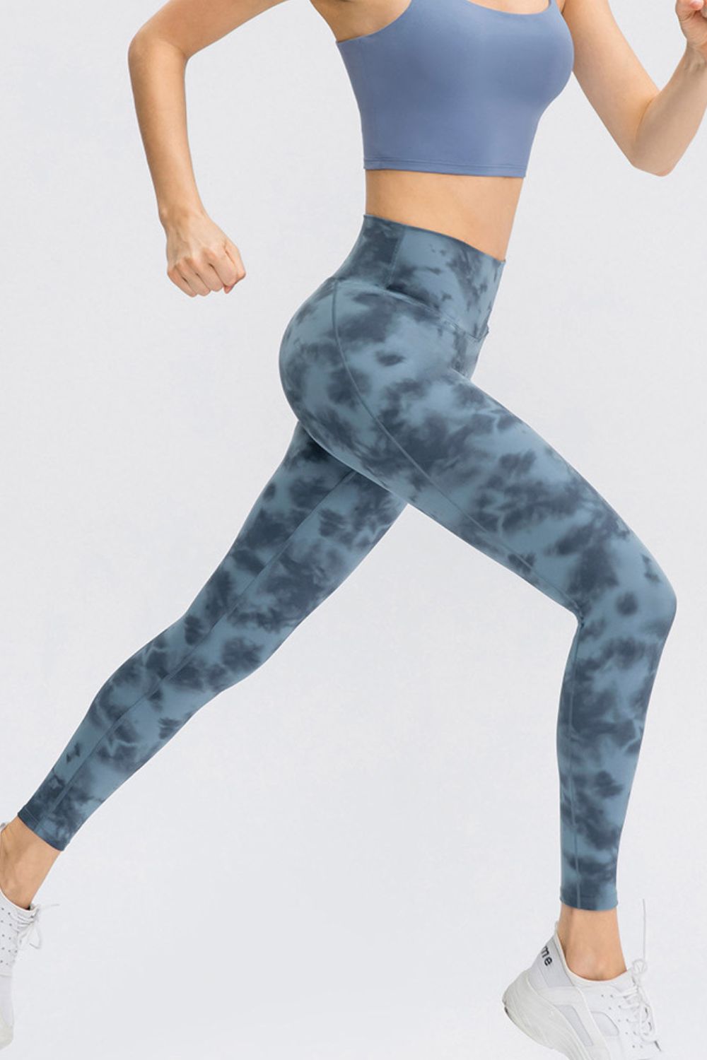 Wide Waistband Slim Fit Long Sports Pants - Lilixa.store