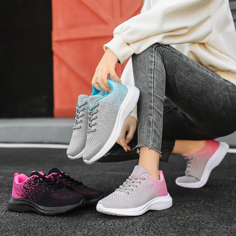 Breathable Mesh Round Toe Athletic - Lilixa.store