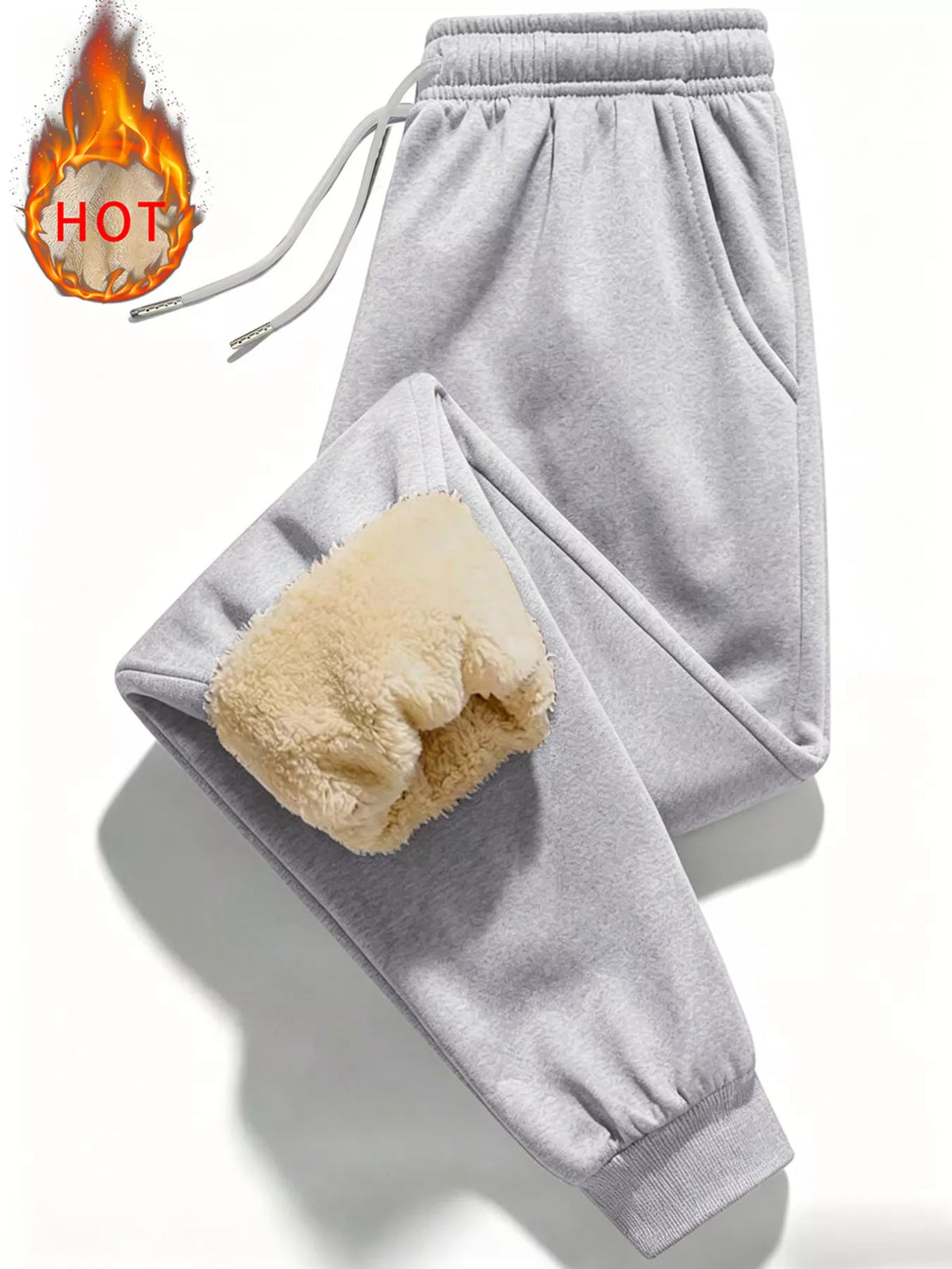 Fleece-Lined Thermal Pants - Lilixa.store