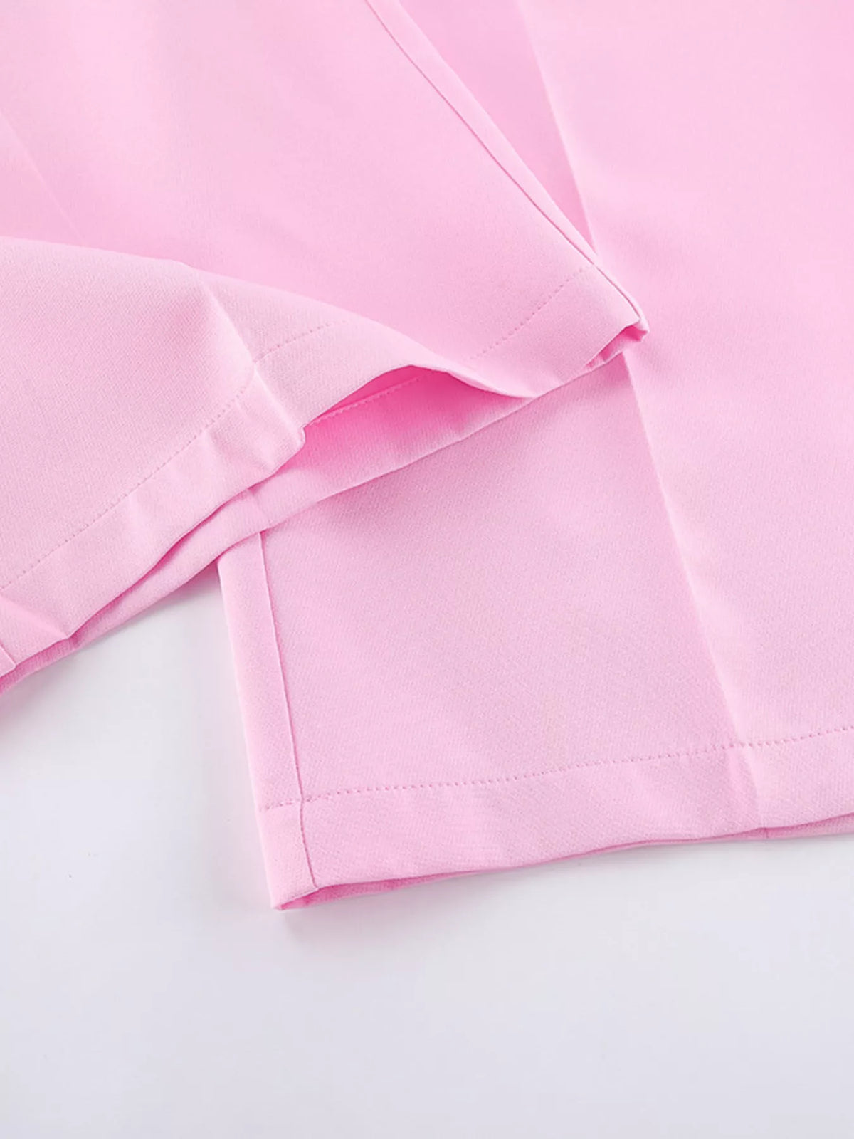 Sleeveless Blazer and Wide-Leg Pants Two-Piece Set in Pink, view 13