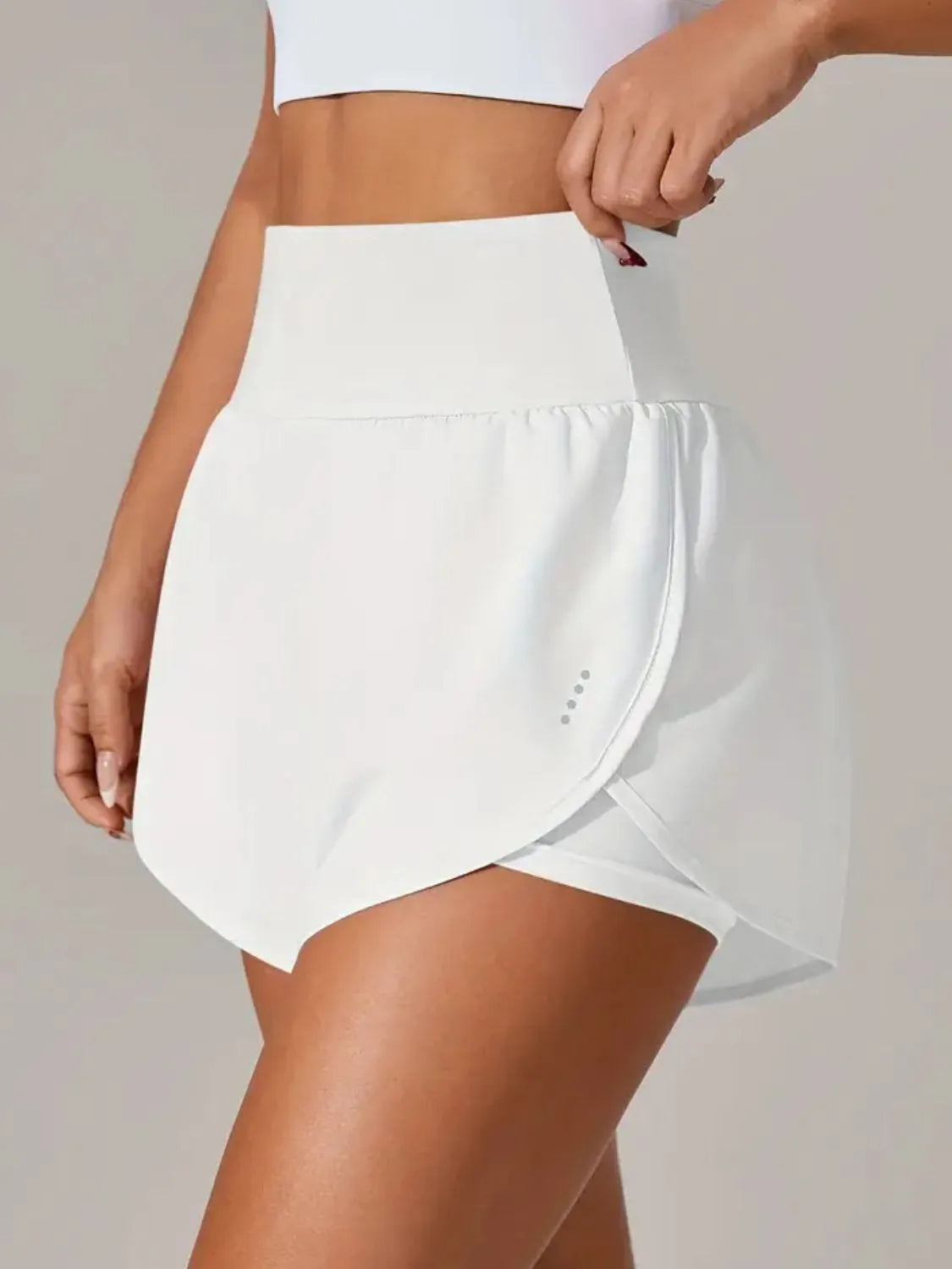 Pocketed High Waist Active Shorts - Lilixa.store