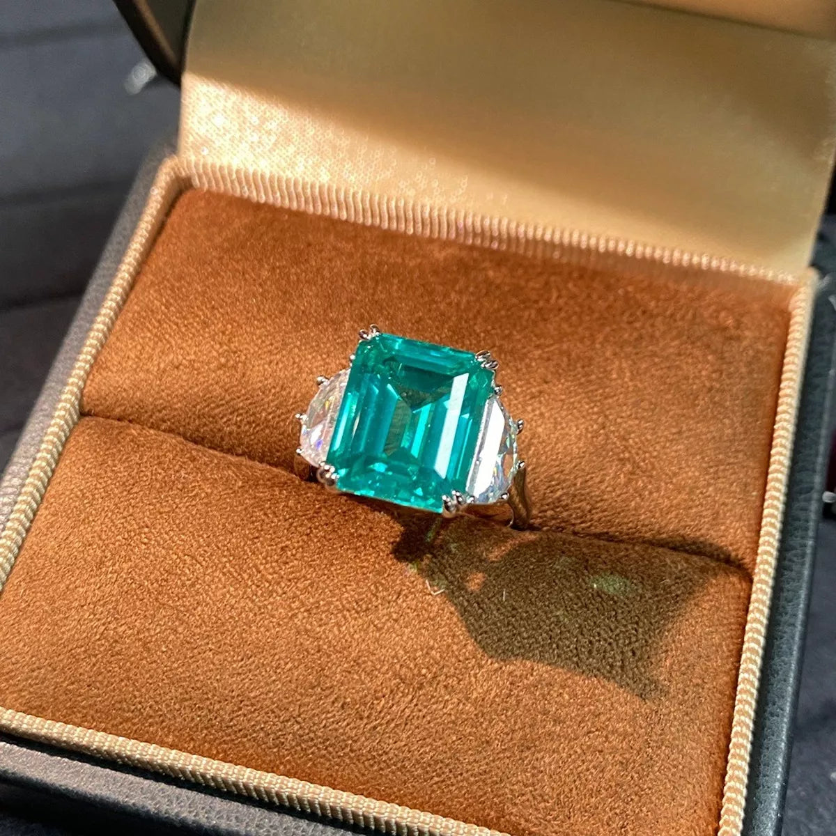 925 Sterling Silver Zircon Geometric Ring - Lilixa.store