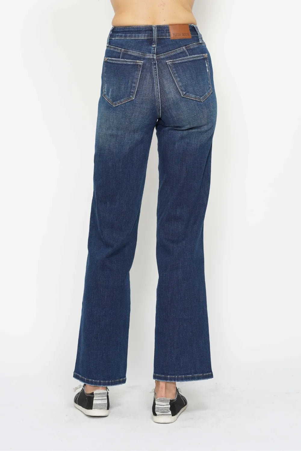 Judy Blue Full Size High Waist Tummy Control Straight Jeans - Lilixa.store