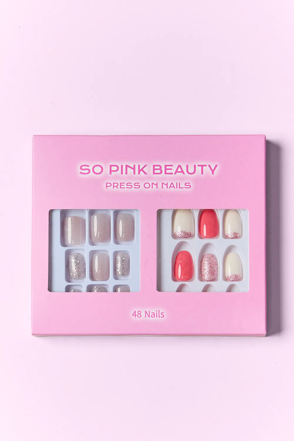 SO PINK BEAUTY Press On Nails 2 Packs - Lilixa.store