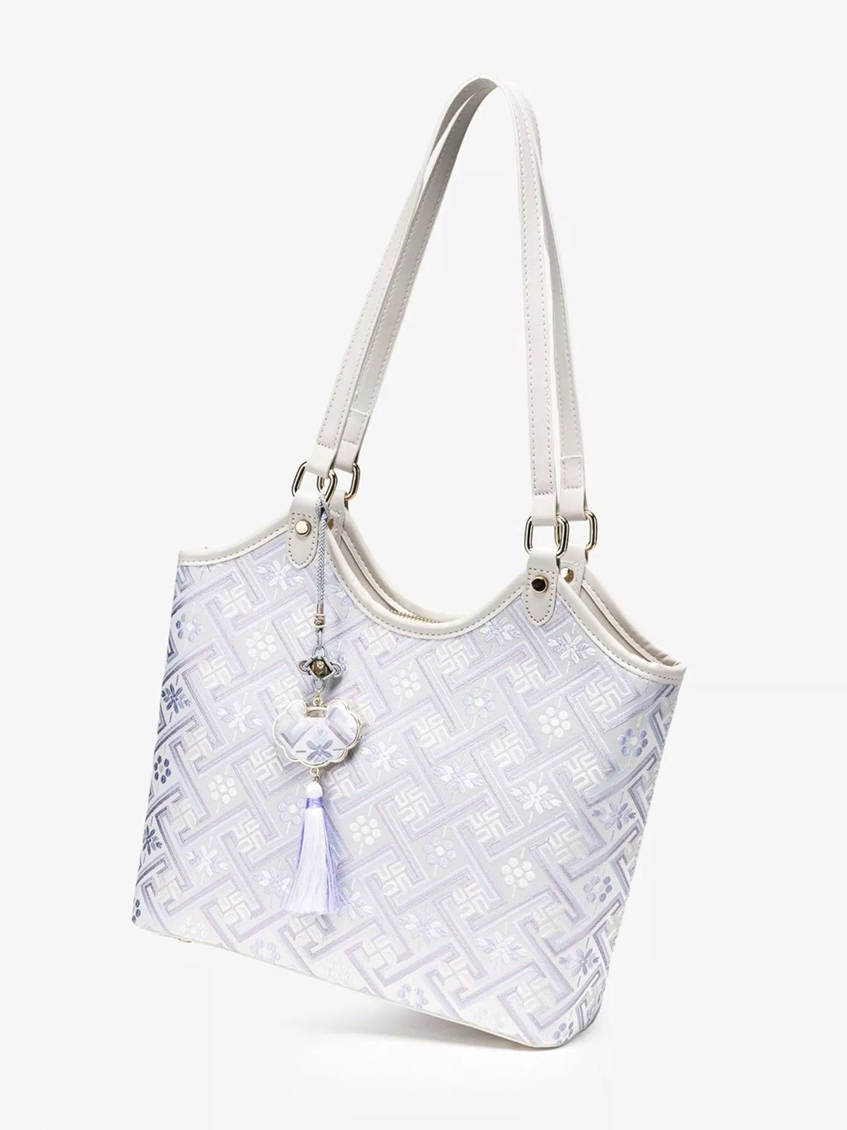 Geometric Pattern Shoulder Bag - Lilixa.store