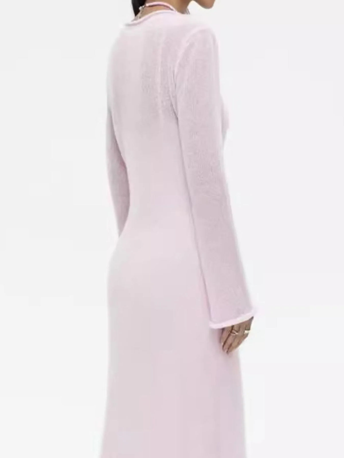 Ribbed Knit Cami Dress and Cover Up Sweater Set