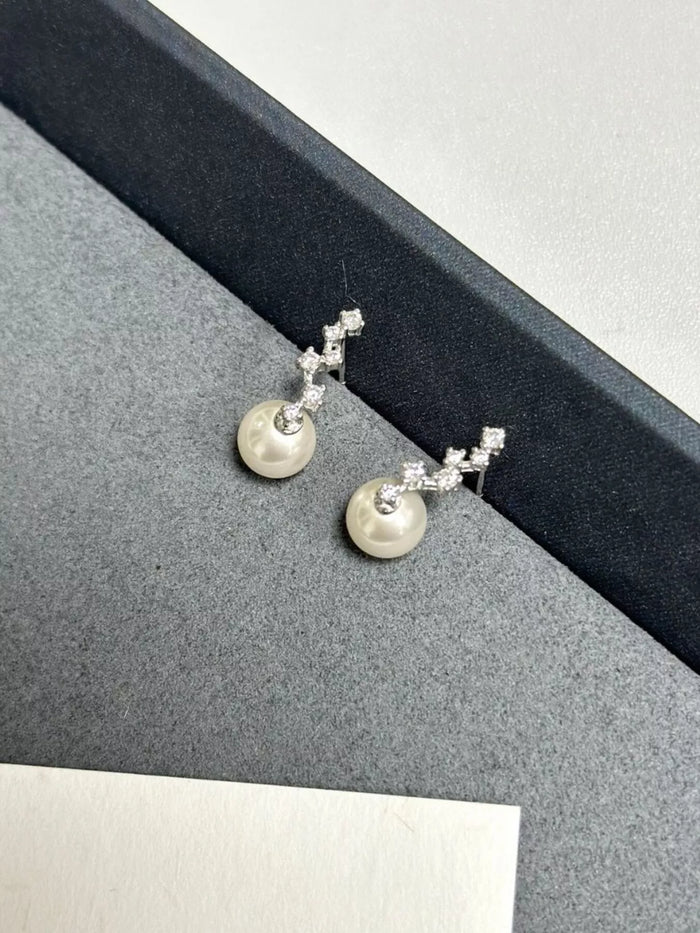 925 Sterling Silver Zircon Earrings - Lilixa.store