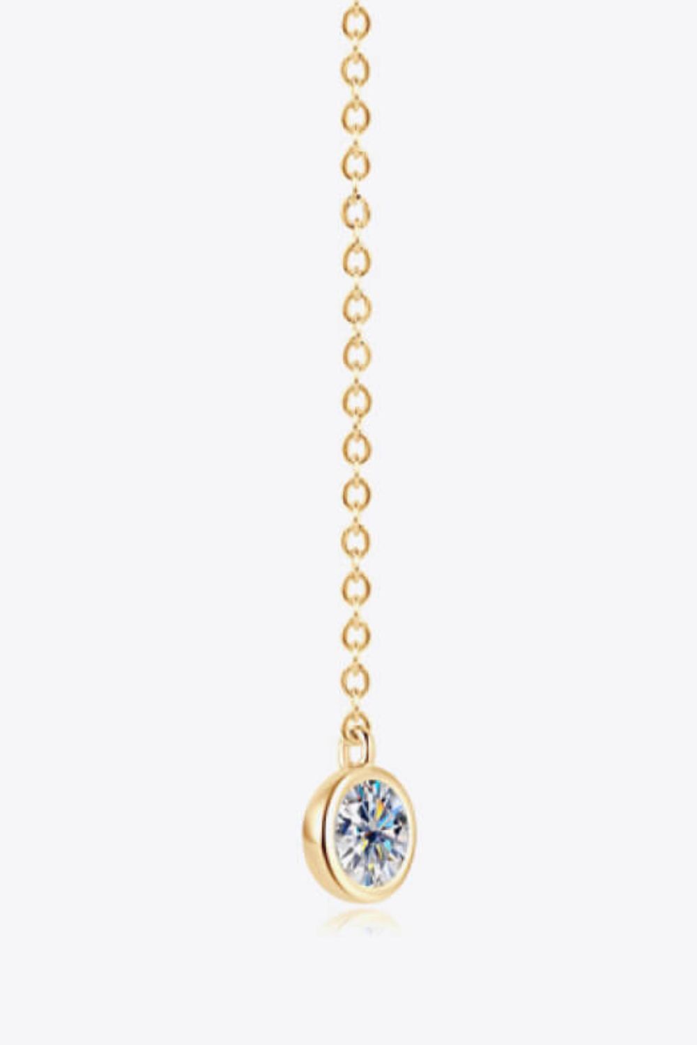 Adored Moissanite Chain Earrings - Lilixa.store