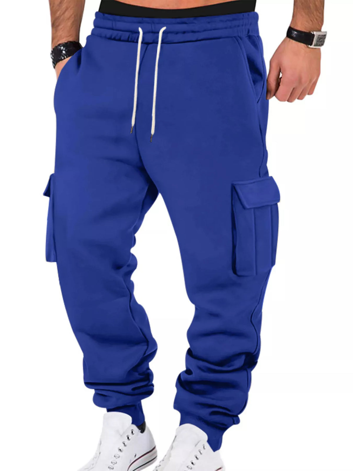 Men's Full Size Casual Joggers with Multi-Pocket Plus Size - Lilixa.store