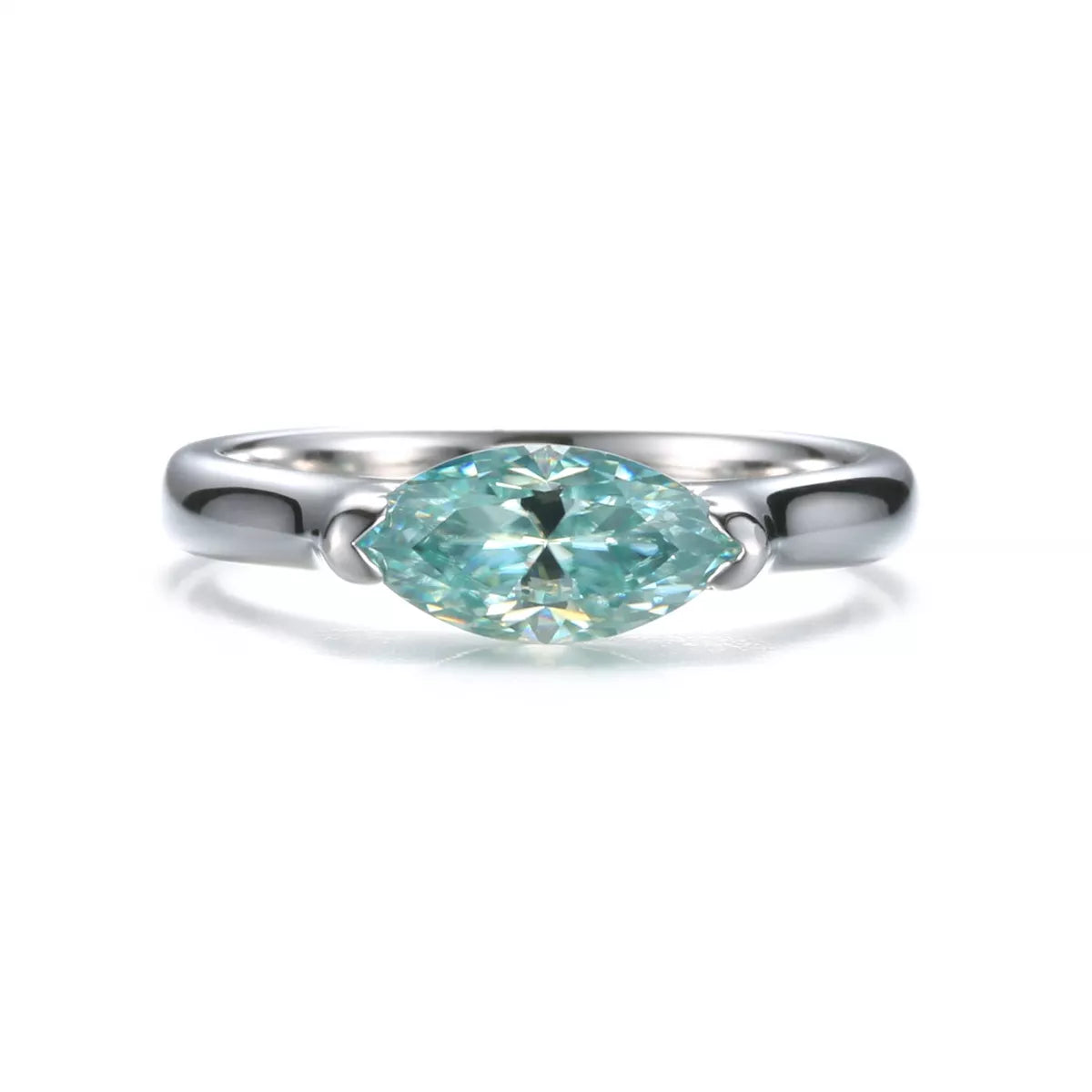 1 Carat Moissanite 925 Sterling Silver Ring - Lilixa.store