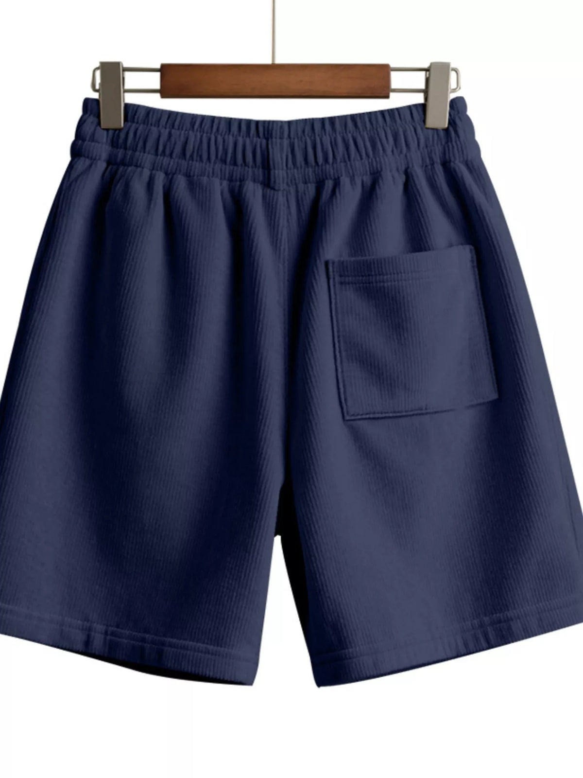 Men's Full Size Casual Corduroy Drawstring Shorts Plus Size, view 4