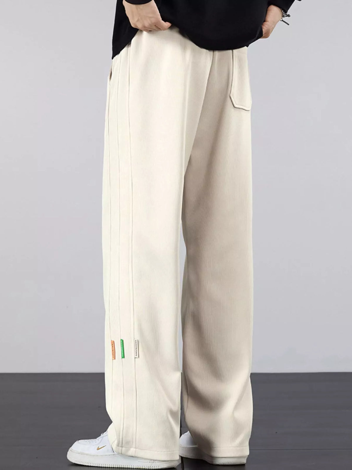 Men's Plus Size Casual Loose Fit Pants, view 5