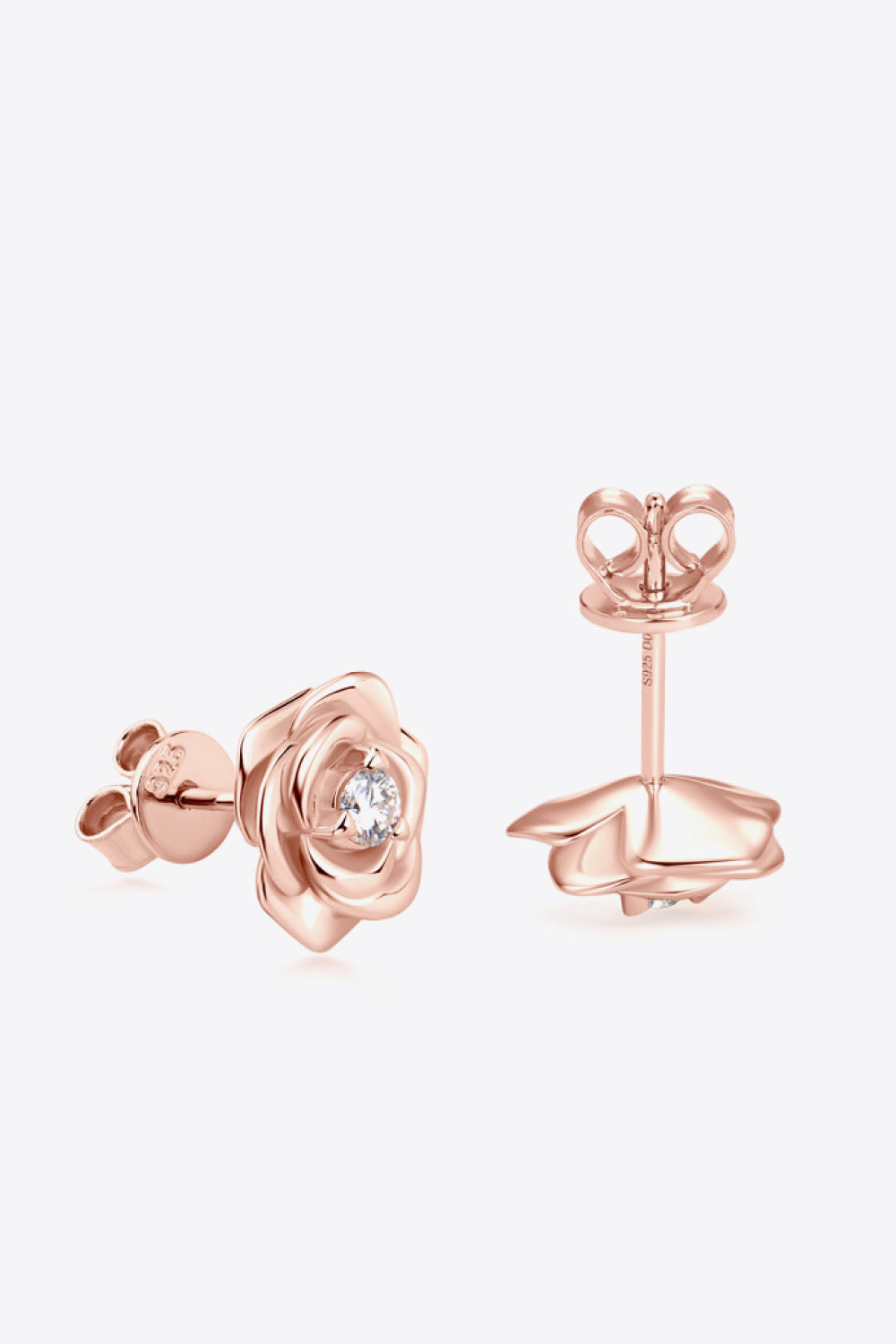 Adored Moissanite Flower 925 Sterling Silver Earrings - Lilixa.store