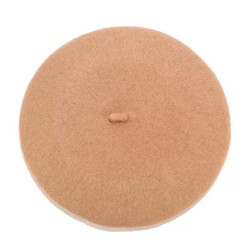 Metal Ring Embellished Beret Hat - Lilixa.store