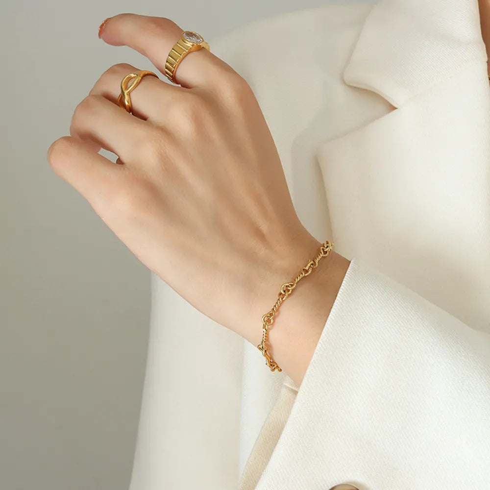 Titanium Steel Link Chain Bracelet - Lilixa.store