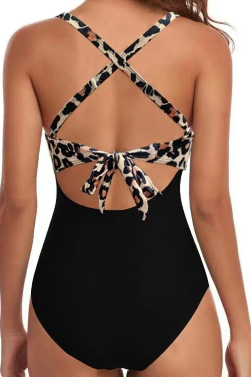 Tied Crisscross Cutout One-Piece Swimwear - Lilixa.store