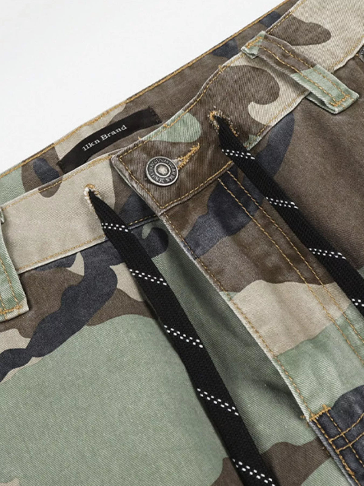 Men's Camouflage Leopard Patchwork Cargo Pants - Lilixa.store