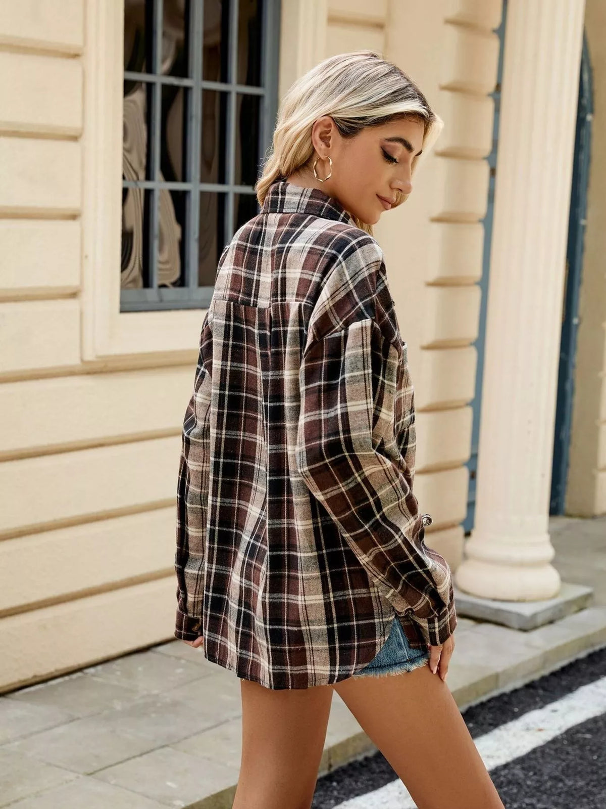 Plaid Button Up Shirt, view 8