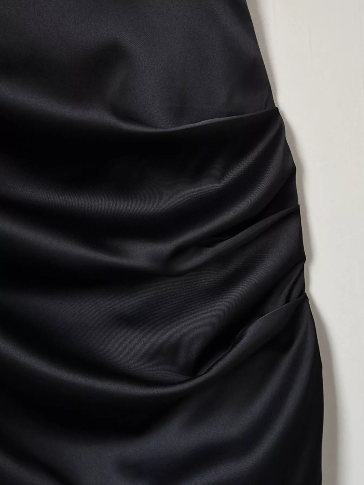 Satin Mini Dress with Lace Detachable Cape - Lilixa.store