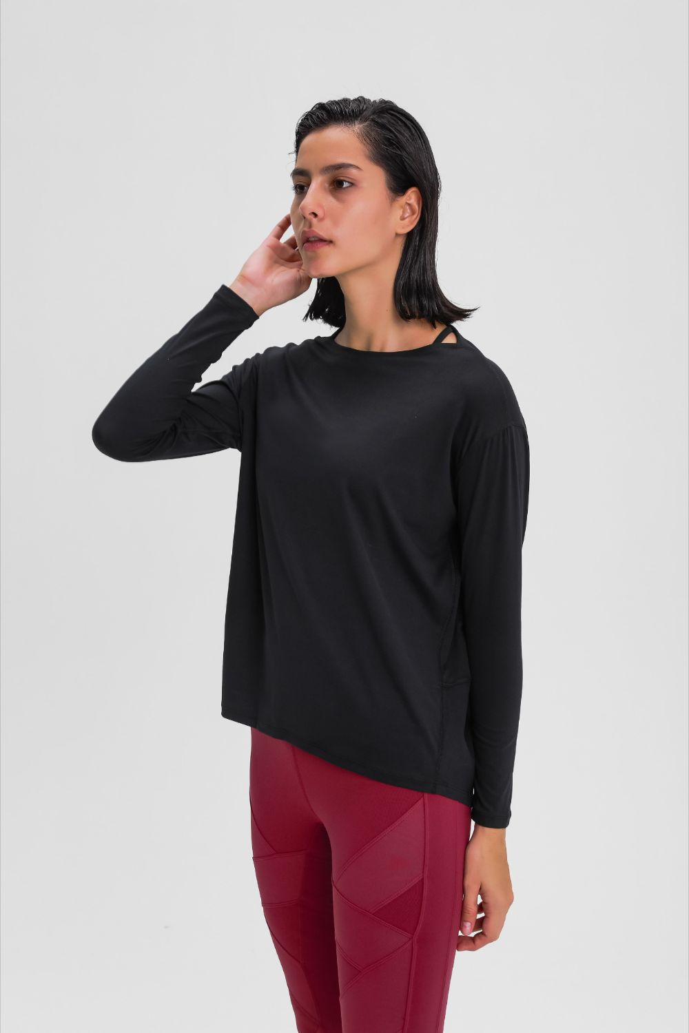 Millennia Loose Fit Active Top - Lilixa.store
