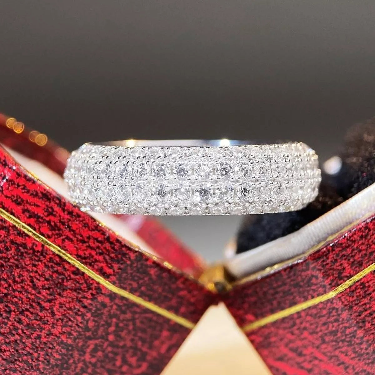 925 Sterling Silver Zircon Ring