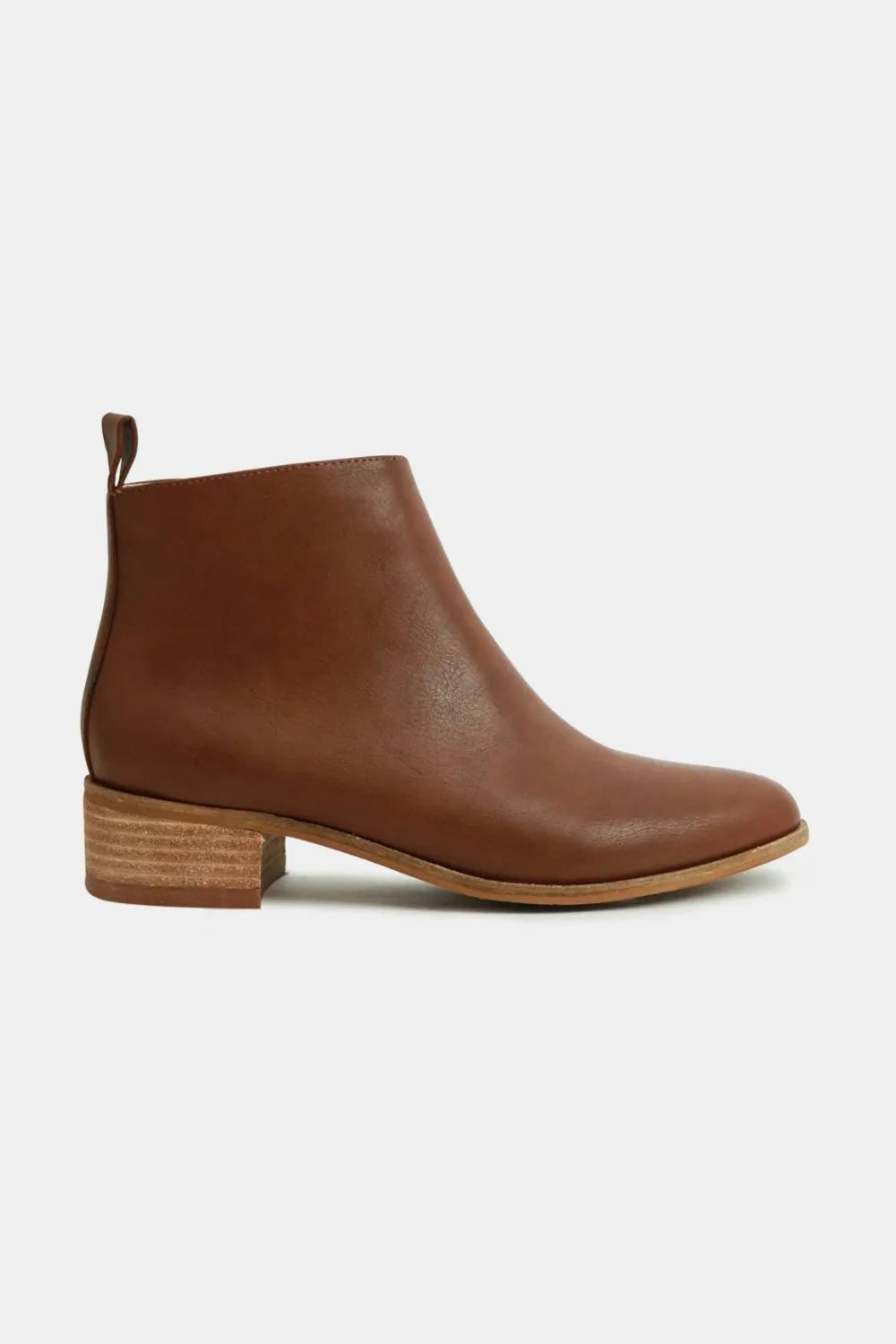 Beast Fashion PU Leather Block Heel Boots - Lilixa.store