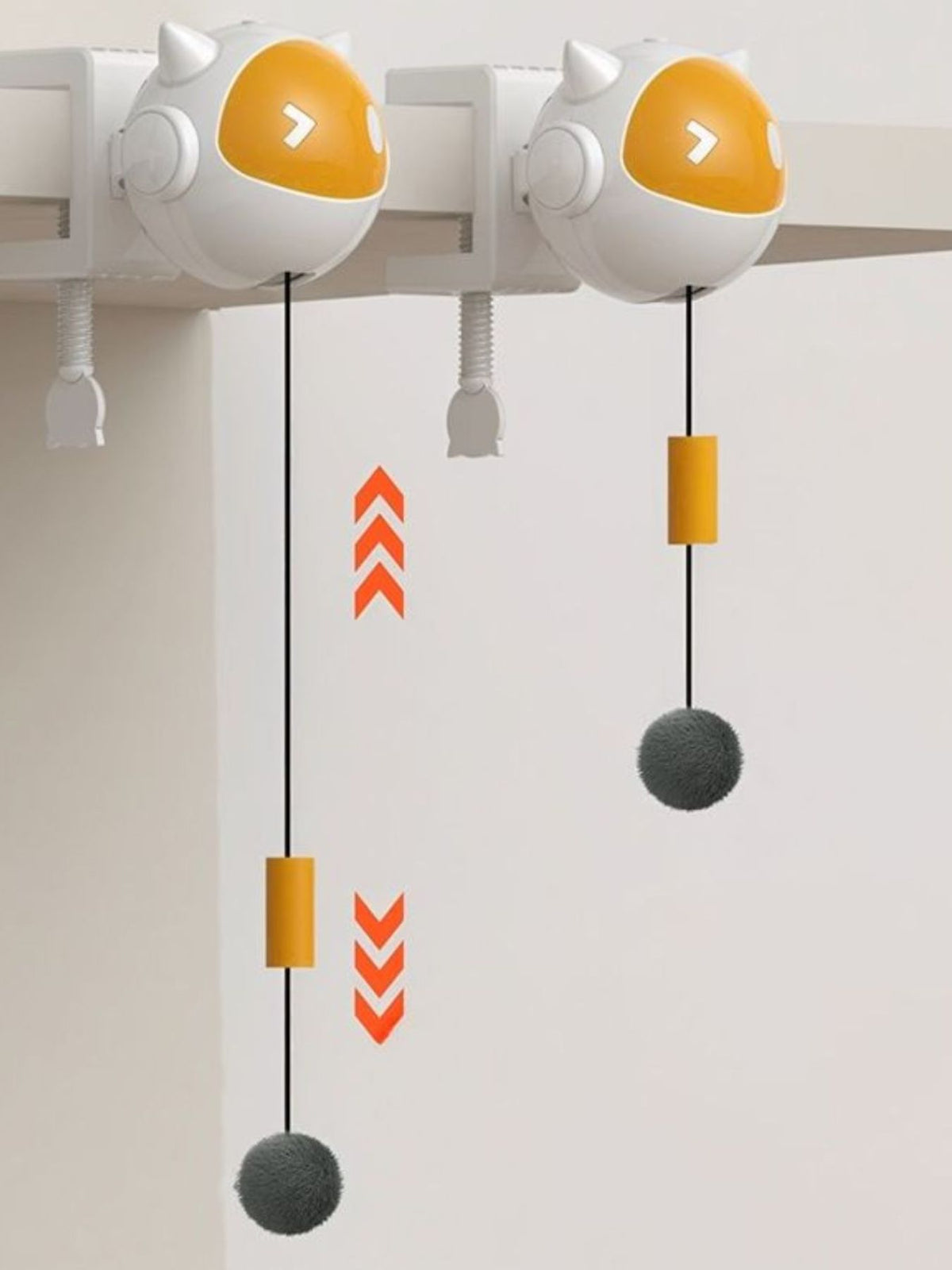 Interactive Hanging Cat Teaser Toy with Ball