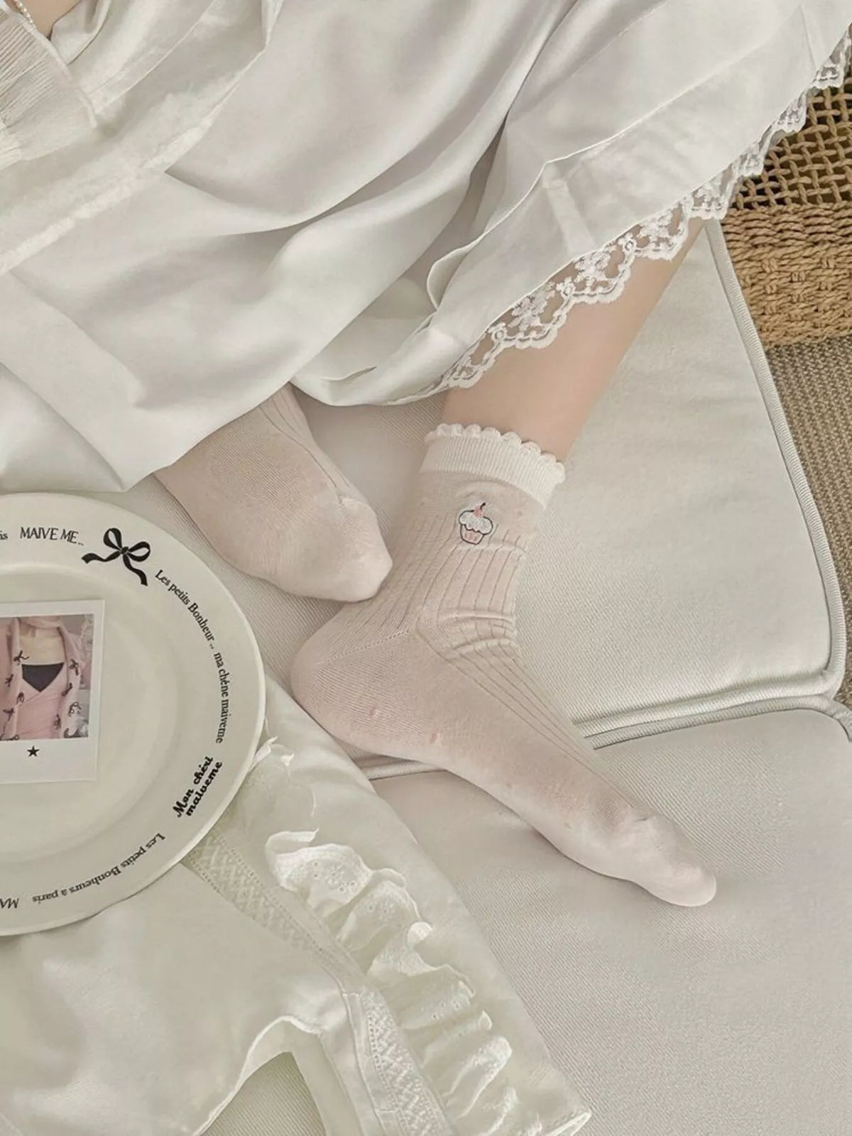Breathable Knit Crew Socks - Lilixa.store