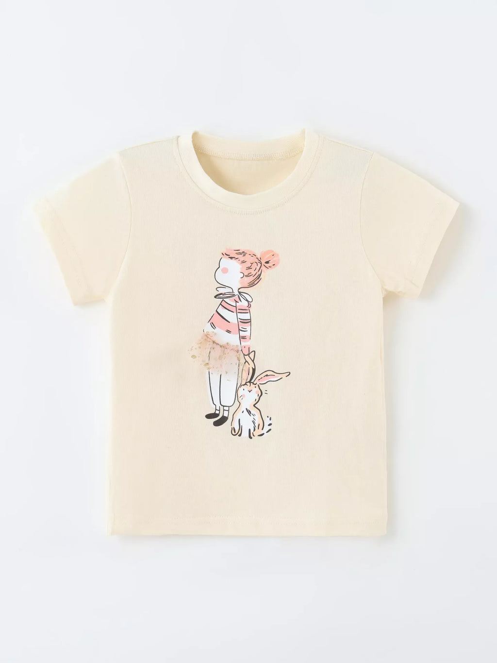 Children's Graphic Round Neck T-Shirt - Lilixa.store