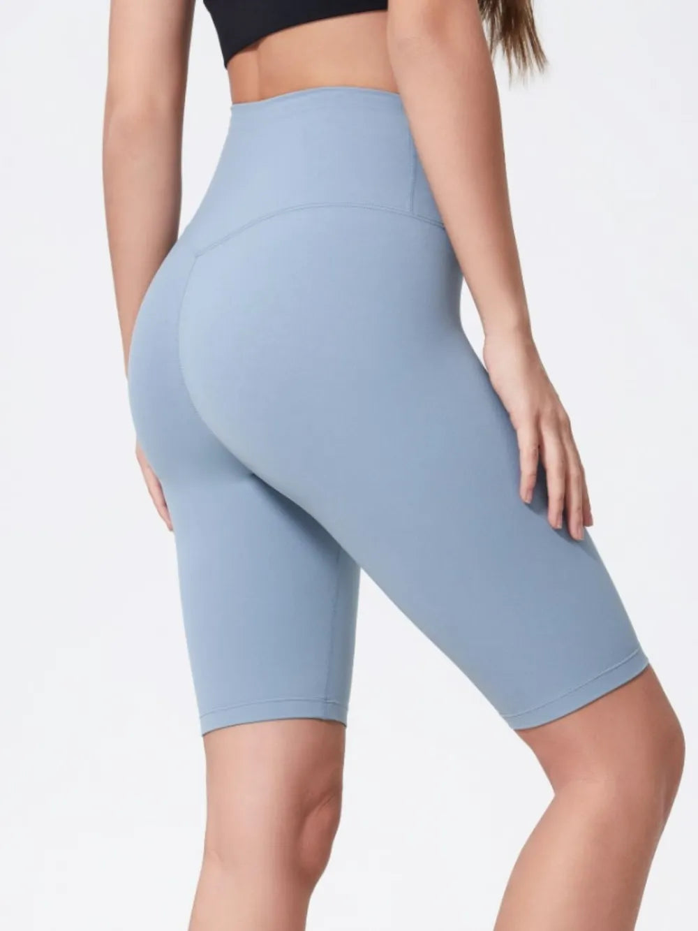 Millennia High Rise Wide Waistband Active Shorts - Lilixa.store
