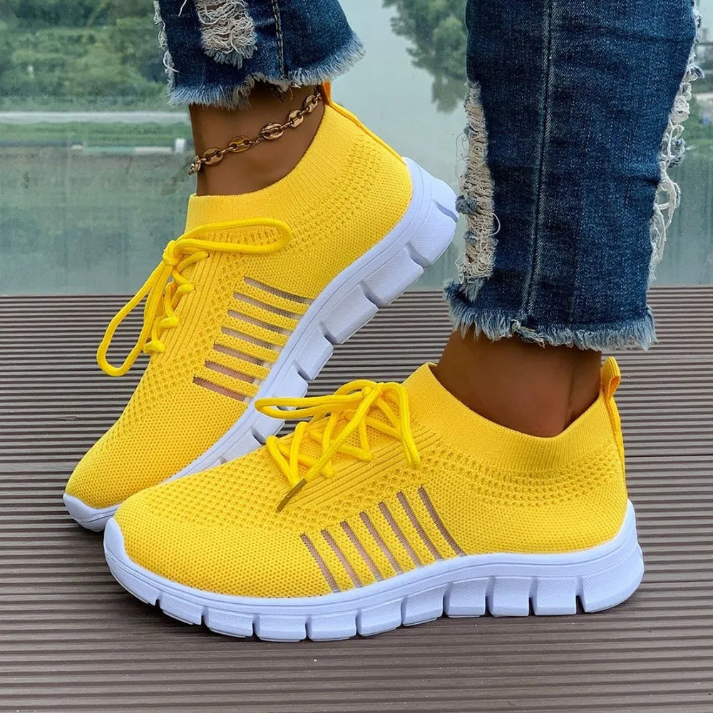 Breathable Mesh Round Toe Athletic - Lilixa.store